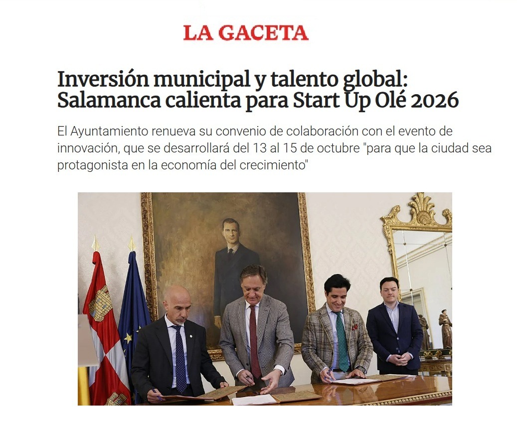 Salamanca calienta para Startup Olé 2026