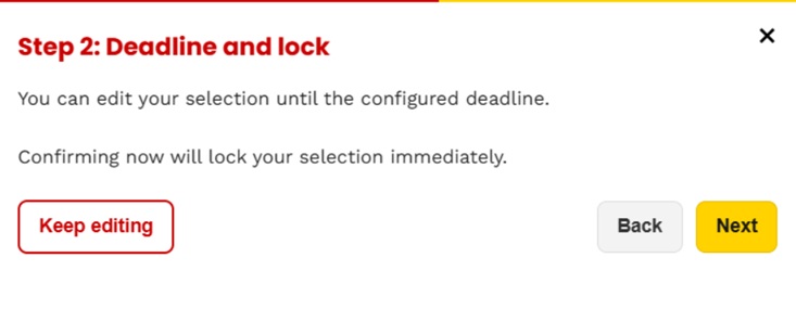 Deadline and lock