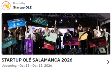 Startup OLÉ Salamanca 2026 Brella event card
