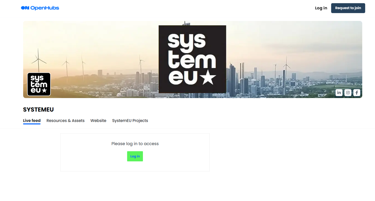 Step 1 - Request to Join on OpenHubs