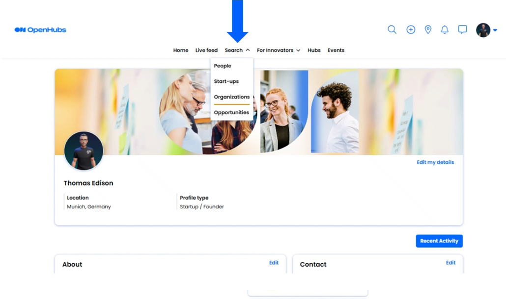 Step 7 - Search Organizations